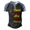 Black Women Are Dope Period  Graphic Design Printed Casual Daily Basic Men's Henley Shirt Raglan Sleeve 3D Print T-shirt Black Blue