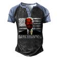 Dark Brandon Funny Biden Saving America Flag Political  Men's Henley Shirt Raglan Sleeve 3D Print T-shirt Black Blue
