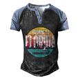 Desantis Escape To Florida Gift V3 Men's Henley Shirt Raglan Sleeve 3D Print T-shirt Black Blue