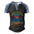 Desantis Escape To Florida Great Gift V3 Men's Henley Shirt Raglan Sleeve 3D Print T-shirt Black Blue