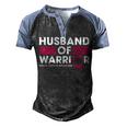 Husband Of A Warrior Breast Cancer Awareness Pink   Men's Henley Shirt Raglan Sleeve 3D Print T-shirt Black Blue