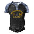 Instrumentman Im Men's Henley Shirt Raglan Sleeve 3D Print T-shirt Black Blue