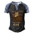 Physicists Scientists Schrödingers Katze Gift Men's Henley Shirt Raglan Sleeve 3D Print T-shirt Black Blue