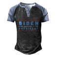 Republican Gag Gift Funny Joe Biden Men's Henley Shirt Raglan Sleeve 3D Print T-shirt Black Blue