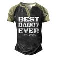 Best Daddy Ever Fathers Day For Dads 007 Men's Henley Raglan T-Shirt Black Forest