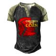 Children Of The Corn Halloween Costume Men's Henley Raglan T-Shirt Black Forest