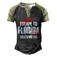Desantis Escape To Florida Gift V2 Men's Henley Shirt Raglan Sleeve 3D Print T-shirt Black Forest