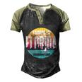 Desantis Escape To Florida Gift V3 Men's Henley Shirt Raglan Sleeve 3D Print T-shirt Black Forest