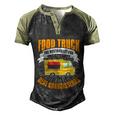 Food Truck Cool Gift Funny Connoisseur Quote Food Truck Lover Gift Men's Henley Shirt Raglan Sleeve 3D Print T-shirt Black Forest