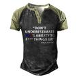 Funny Anti Biden Dont Underestimate Joes Ability To FUCK Things Up Men's Henley Shirt Raglan Sleeve 3D Print T-shirt Black Forest