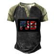 Funny Anti Biden Fjb Biden F Joe Biden Sleepy Joe Men's Henley Shirt Raglan Sleeve 3D Print T-shirt Black Forest