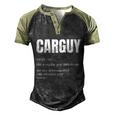 Funny Car Guy Tshirt Gift Car Guy Definition Graphic Design Printed Casual Daily Basic Men's Henley Shirt Raglan Sleeve 3D Print T-shirt Black Forest