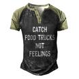 Funny Catch Food Trucks Food Truck Great Gift Men's Henley Shirt Raglan Sleeve 3D Print T-shirt Black Forest