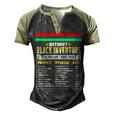 History Of Black Inventors Black History Month Men's Henley Shirt Raglan Sleeve 3D Print T-shirt Black Forest