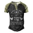 I Never Dreamed Id Grow Up To Be A Super Sexy Chicken Lady Men's Henley Shirt Raglan Sleeve 3D Print T-shirt Black Forest