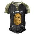 Im In Shape Unfortunately Its The Shape Of A Potato Gift Men's Henley Shirt Raglan Sleeve 3D Print T-shirt Black Forest