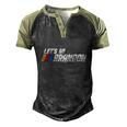 Lets Go Brandon Race Car Grunge Distressed Funny Gift Idea Men's Henley Shirt Raglan Sleeve 3D Print T-shirt Black Forest