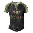 Make Heaven Crowded Leopard Print Meaningful Gift Men's Henley Shirt Raglan Sleeve 3D Print T-shirt Black Forest