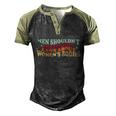 Mind Your Own Uterus V10 Men's Henley Shirt Raglan Sleeve 3D Print T-shirt Black Forest
