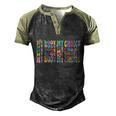 Mind Your Own Uterus V11 Men's Henley Shirt Raglan Sleeve 3D Print T-shirt Black Forest