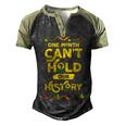 One Month Cant Hold Our History African Black History Month Men's Henley Shirt Raglan Sleeve 3D Print T-shirt Black Forest