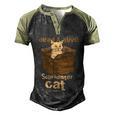 Physicists Scientists Schrödingers Katze Gift Men's Henley Shirt Raglan Sleeve 3D Print T-shirt Black Forest