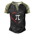 Pi Day Love Is Like Pi Valentines Math Teacher Gift Men's Henley Shirt Raglan Sleeve 3D Print T-shirt Black Forest