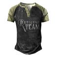 Private Detective Team Investigator Spy Observation Meaningful Gift Men's Henley Shirt Raglan Sleeve 3D Print T-shirt Black Forest