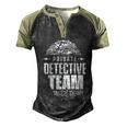 Private Detective Team Spy Investigator Observation Cute Gift Men's Henley Shirt Raglan Sleeve 3D Print T-shirt Black Forest
