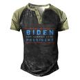 Republican Gag Gift Funny Joe Biden Men's Henley Shirt Raglan Sleeve 3D Print T-shirt Black Forest