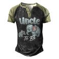Soon Uncle To Be Elephants For Baby Shower Gender Reveal Men  Men's Henley Shirt Raglan Sleeve 3D Print T-shirt Black Forest