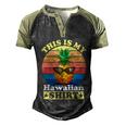This Is My Hawaiian Gift Men's Henley Shirt Raglan Sleeve 3D Print T-shirt Black Forest