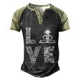 Turntable Dj Love Dance Music Dj Techno Edm Music Producer Gift Men's Henley Shirt Raglan Sleeve 3D Print T-shirt Black Forest