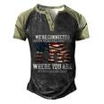Were Connected With You No Matter Where You Are Memorial Day Gift Men's Henley Shirt Raglan Sleeve 3D Print T-shirt Black Forest