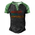 Awesome Since September 1992 Men's Henley Shirt Raglan Sleeve 3D Print T-shirt Black Green