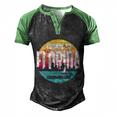 Desantis Escape To Florida Gift V3 Men's Henley Shirt Raglan Sleeve 3D Print T-shirt Black Green