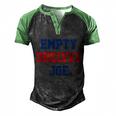 Funny Anti Biden Empty Shelves Joe Republican Anti Biden Design Men's Henley Shirt Raglan Sleeve 3D Print T-shirt Black Green