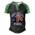Funny Anti Biden Fjb Biden Funny Biden F Joe Biden Poopypants Men's Henley Shirt Raglan Sleeve 3D Print T-shirt Black Green