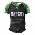Funny Car Guy Tshirt Gift Car Guy Definition Graphic Design Printed Casual Daily Basic Men's Henley Shirt Raglan Sleeve 3D Print T-shirt Black Green