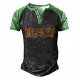 Mind Your Own Uterus V6 Men's Henley Shirt Raglan Sleeve 3D Print T-shirt Black Green
