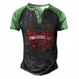 Mind Your Own Uterus V7 Men's Henley Shirt Raglan Sleeve 3D Print T-shirt Black Green
