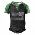 Raise Lions Not Sheep American Patriot Patriotic Lion Tshirt Graphic Design Printed Casual Daily Basic Men's Henley Shirt Raglan Sleeve 3D Print T-shirt Black Green