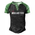 Strong Chicago Highland Park Illinois Shooting Men's Henley Shirt Raglan Sleeve 3D Print T-shirt Black Green