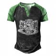 Vinyl Turntable Alien Techno Ufo Raver Funny Gift Men's Henley Shirt Raglan Sleeve 3D Print T-shirt Black Green