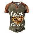 Coach Crew Instructional Coach Reading Career Literacy Pe Great Gift Men's Henley Shirt Raglan Sleeve 3D Print T-shirt Brown Orange