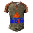 Funny Anti Biden Fjb Bareshelves Republican Biden Afghanistan Men's Henley Shirt Raglan Sleeve 3D Print T-shirt Brown Orange