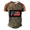 Funny Anti Biden Fjb Biden F Joe Biden Sleepy Joe Men's Henley Shirt Raglan Sleeve 3D Print T-shirt Brown Orange