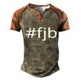 Funny Anti Biden Fjb FJB Pro American Men's Henley Shirt Raglan Sleeve 3D Print T-shirt Brown Orange