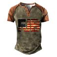 Funny Anti Biden Fjb Pro America FBiden Fjb Men's Henley Shirt Raglan Sleeve 3D Print T-shirt Brown Orange