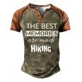 Funny Comping HikingQuote Adhd Hiking Cool Stoth Hiking Men's Henley Shirt Raglan Sleeve 3D Print T-shirt Brown Orange